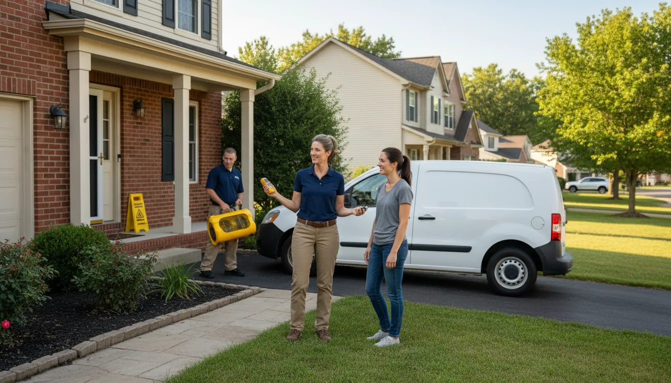 Residential water damage restoration in Dundee, MS